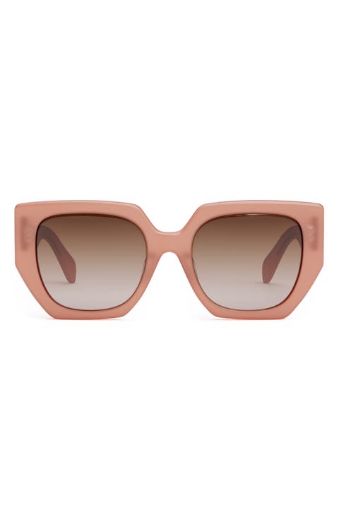 Triomphe 55mm Butterfly Sunglasses