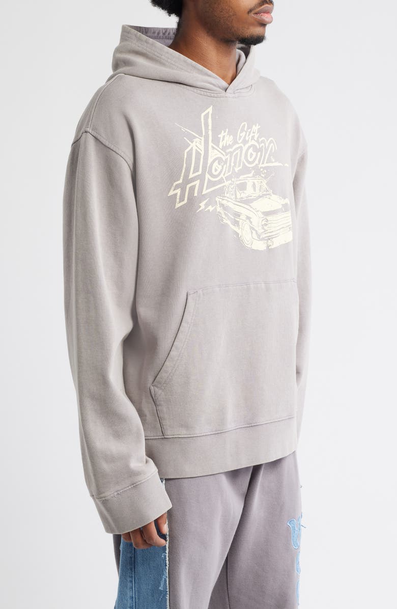 HONOR THE GIFT Joyride Cotton Hoodie, Alternate, color, Grey