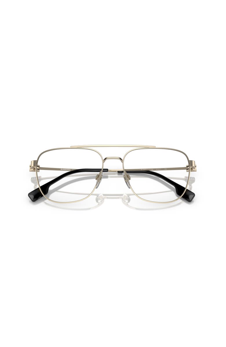 Burberry 57mm Square optical glasses, Alternate, color, Gold