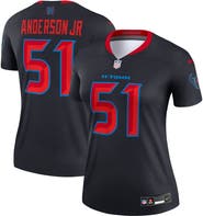 Nike Women's Nike Will Anderson Jr. Navy Houston Texans Alternate Legend Player Performance Top