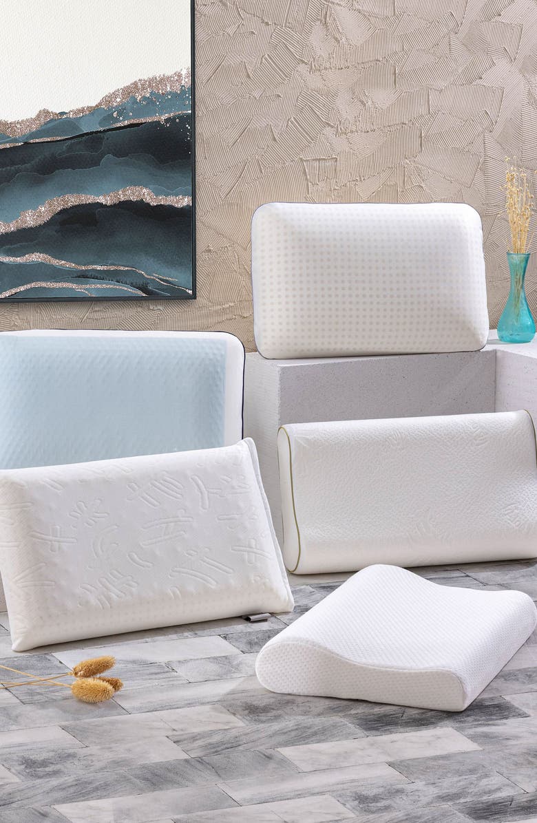 DePera Othopedic Visco Pillow, Alternate, color, White