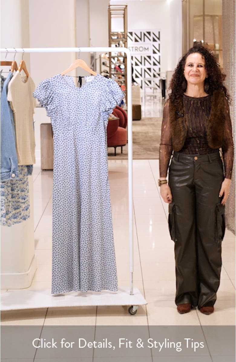 Romina Floral Organic Cotton Maxi Dress