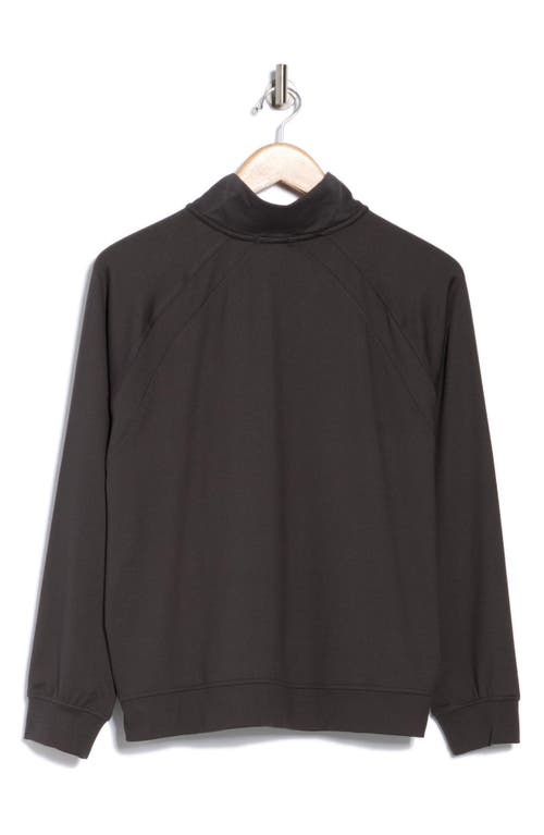 Barefoot Dreams ® Malibu Collection® Butterchic Mock Neck Jacket In Black