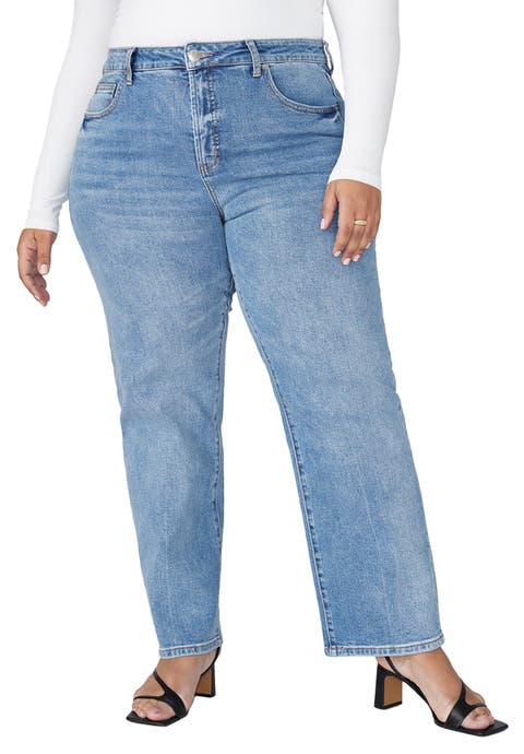 The Naomi Comfort Stretch Straight Leg Jean (Plus)