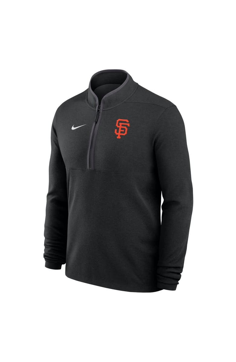 Nike Men's Nike Black San Francisco Giants Dri-FIT Victory Half-Zip Pullover, Alternate, color, Black