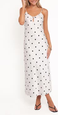 Petal & Pup Jamila Polka Dot Midi Dress
