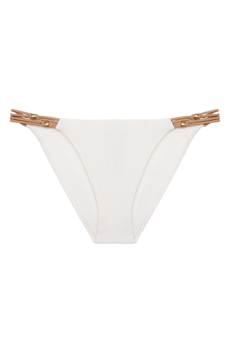 ViX Paula Hermanny Paige Bikini Bottoms, Alternate, color, White