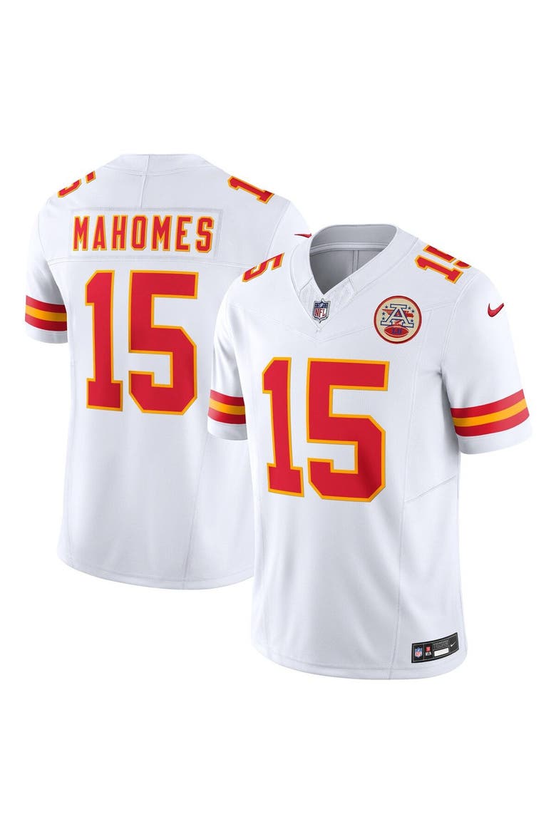 Men's Nike Patrick Mahomes White Kansas City Chiefs Vapor F.U.S.E. Limited Jersey, Main, color, White