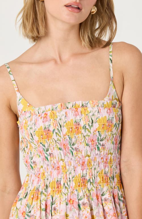 Astr The Label Floral Print A-line Dress
