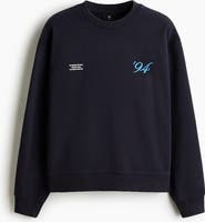 H&M Loose Fit Printed Sweatshirt