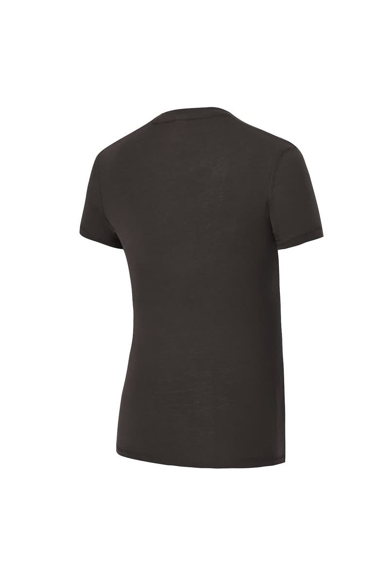 CONCEPTS SPORT Women's Concepts Sport Brown/Orange Cleveland Browns Avondale T-Shirt & Pants Flannel PJ Set, Alternate, color, Brown