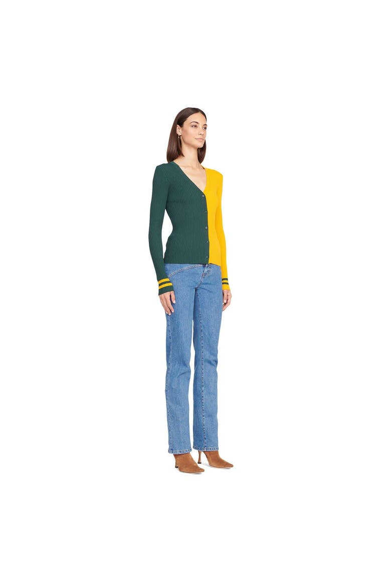 Women's STAUD Green/Gold Green Bay Packers Cargo Sweater, Alternate, color, Green