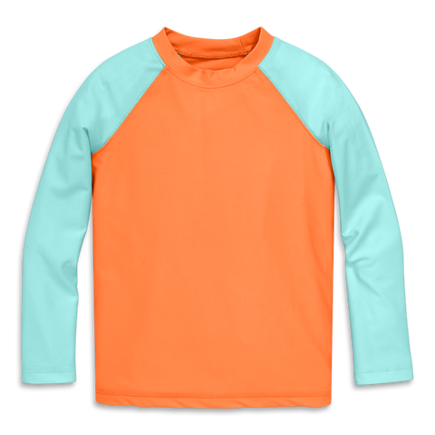 Kids Long Sleeve Baseball Rash Guard (Toddler, Little Kid, & Big Kid)