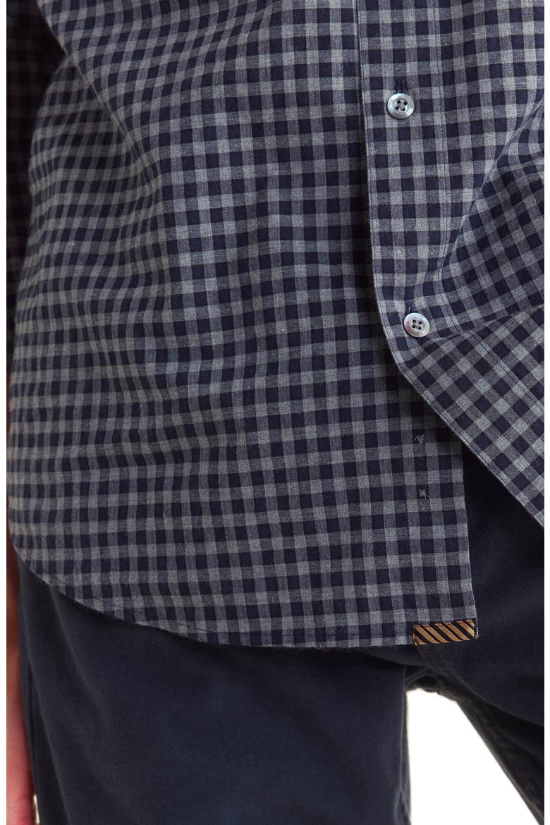 Tuscumbia Sport Shirt, Alternate, color, NAVY/ GREYDNU