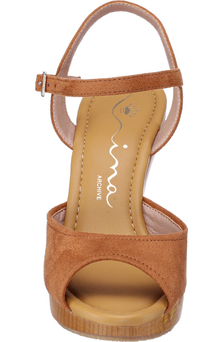 Nina Rock Sandal, Alternate, color, Honey