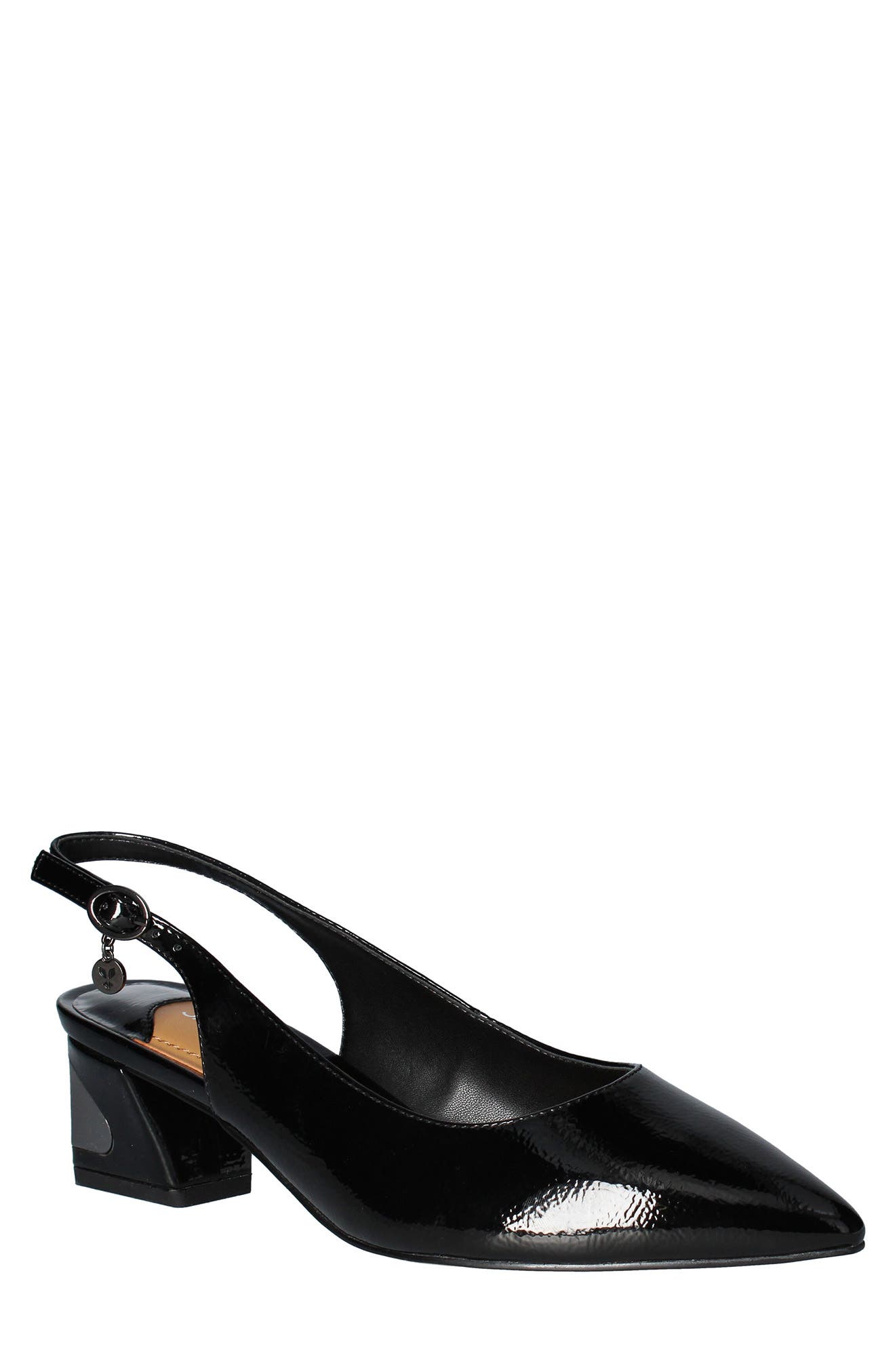 J. Reneé J.Renée Shayanne Slingback Pointed Toe Pump, Main, color, Black