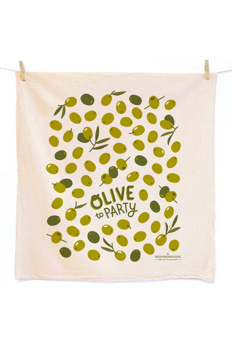 Olives With A Twist - Dish Towel Set of 2, Alternate, color, No Color