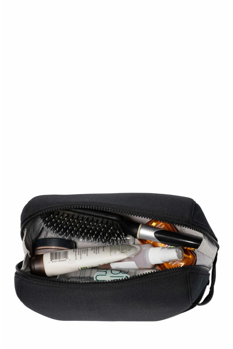 On the Go Toiletry Case, Alternate, color, Black Neoprene