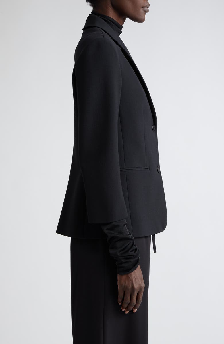 The Row Schoolgirl Stretch Wool Blazer, Alternate, color, 