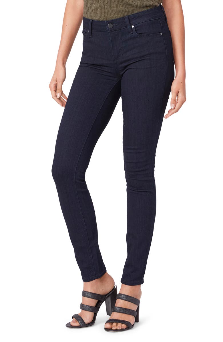 PAIGE Verdugo Mid Rise Skinny Jeans, Alternate, color, Sculpted