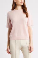Nordstrom Short Sleeve Cashmere Sweater