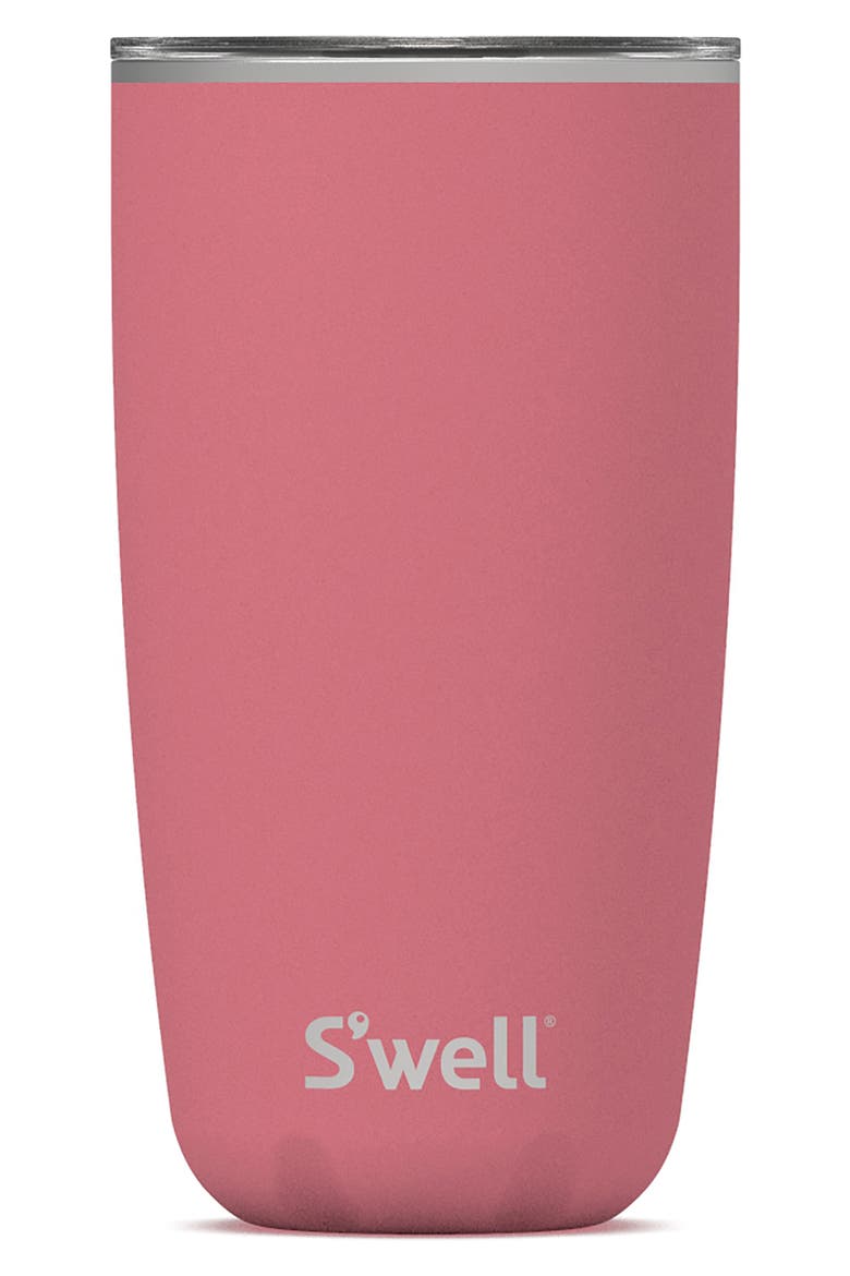 18-Ounce Insulated Stainless Steel Tumbler, Main, color, PINK