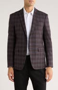 John Varvatos Star USA Plaid Knit Sport Coat