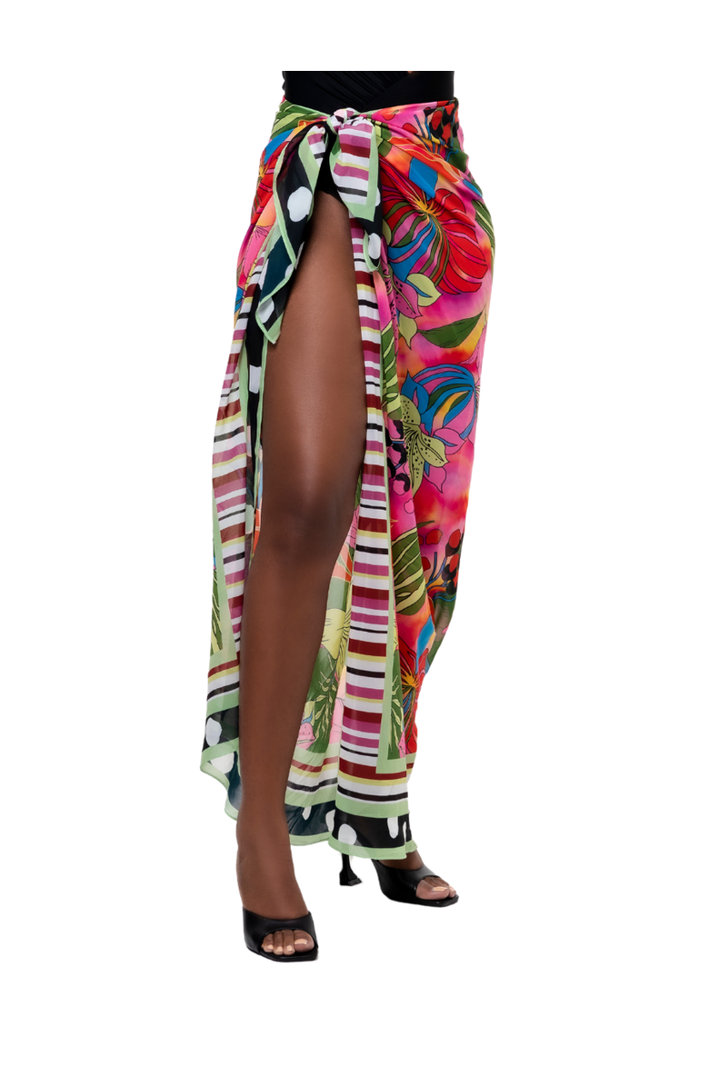 Bohn Jsell Coral Garden Medley Sarong, Main, color, 690