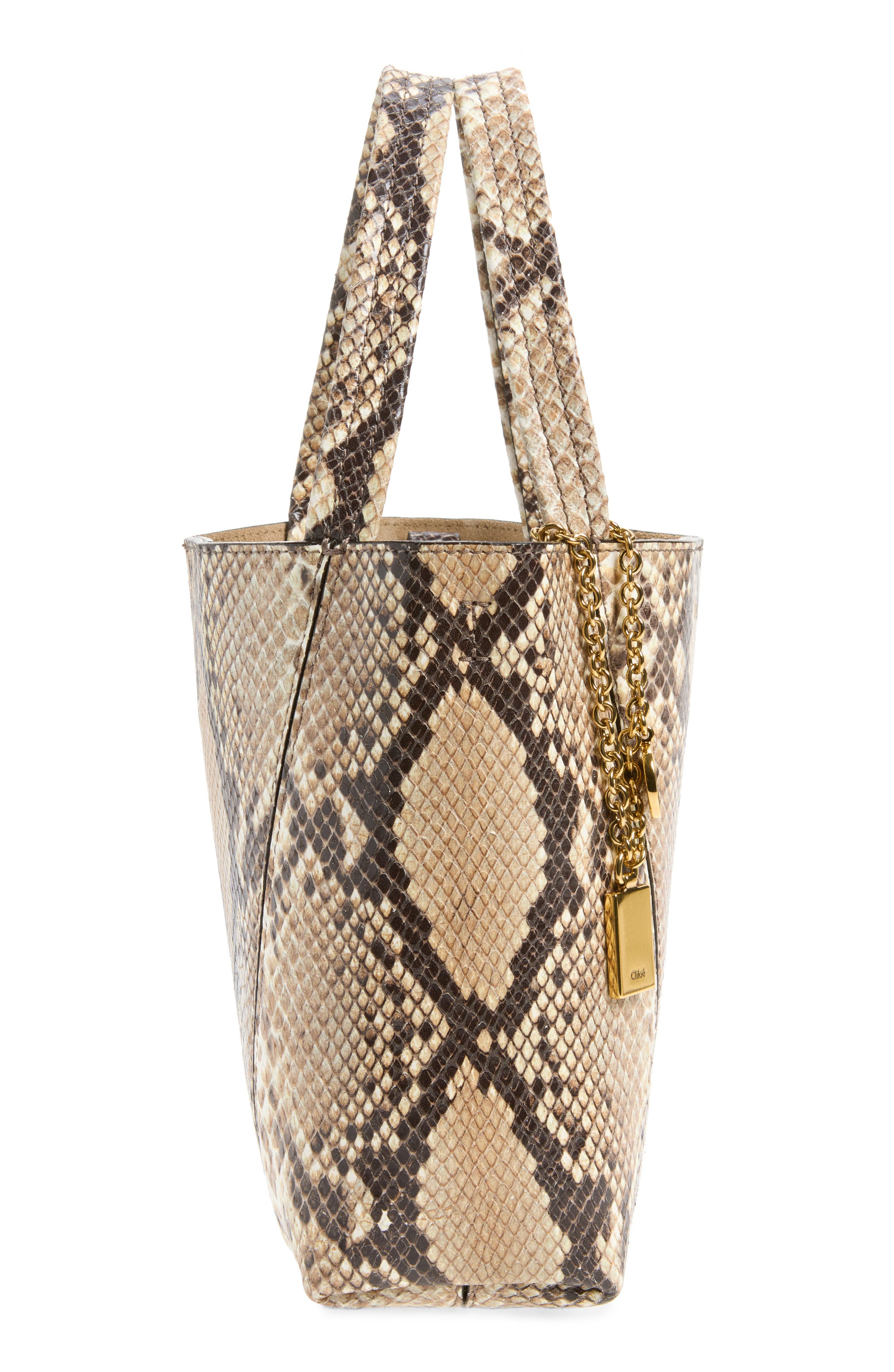 Chloé Spin Tote, Alternate, color, Dusty Beige
