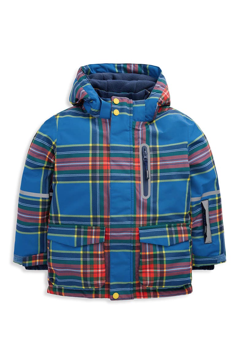 Kids' All-Weather Waterproof Coat, Main, color, CHECK