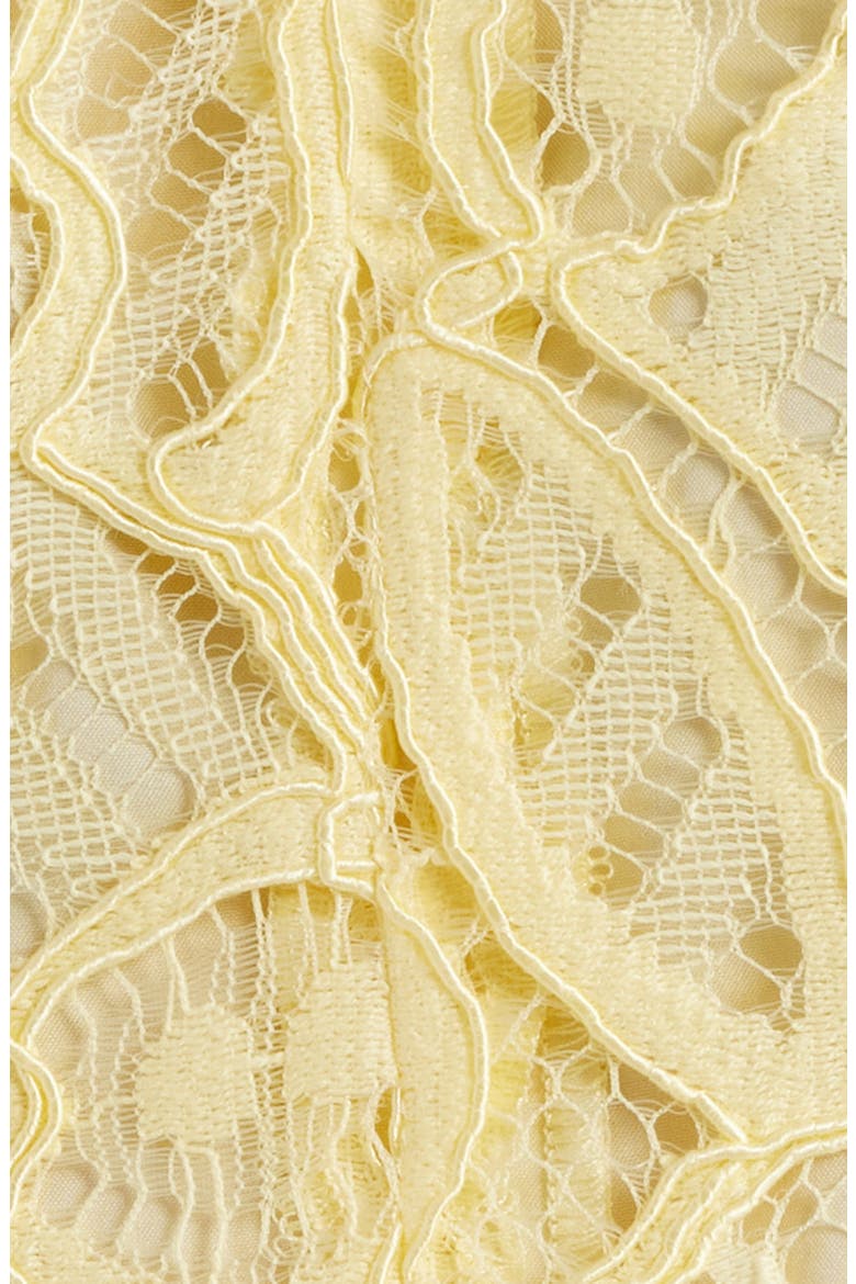 Lace Minidress, Alternate, color, DAFFODIL