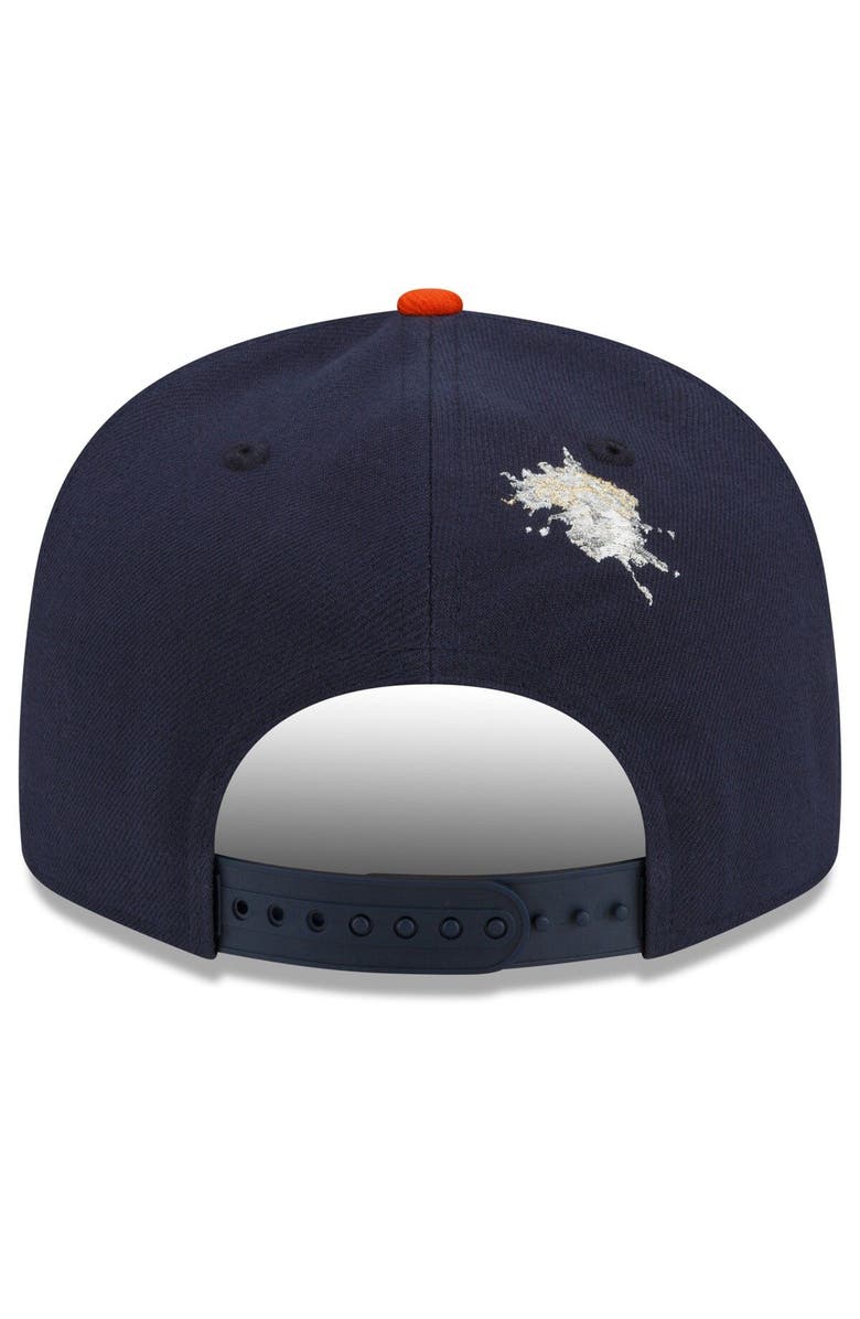 New Era x Staple Men's New Era Navy/Orange Chicago Bears NFL x Staple Collection 9FIFTY Snapback Adjustable Hat, Alternate, color, 