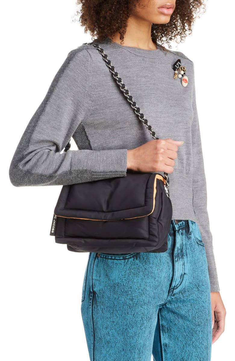 The Marc Jacobs The Nylon Pillow Shoulder Bag, Alternate, color,