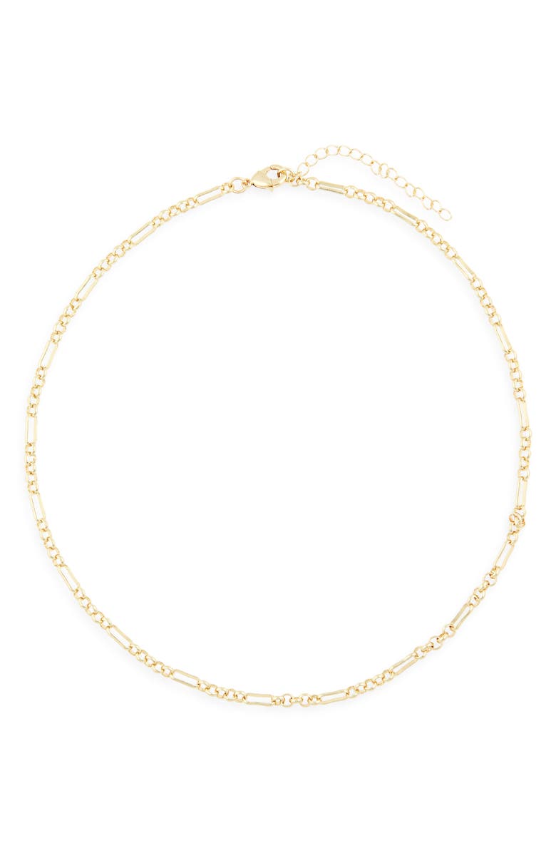 NORDSTROM RACK Open Link Chain Necklace, Main, color, Gold