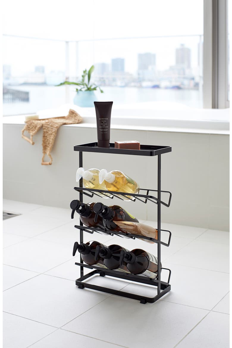 Shower Caddy, Alternate, color, BLACK