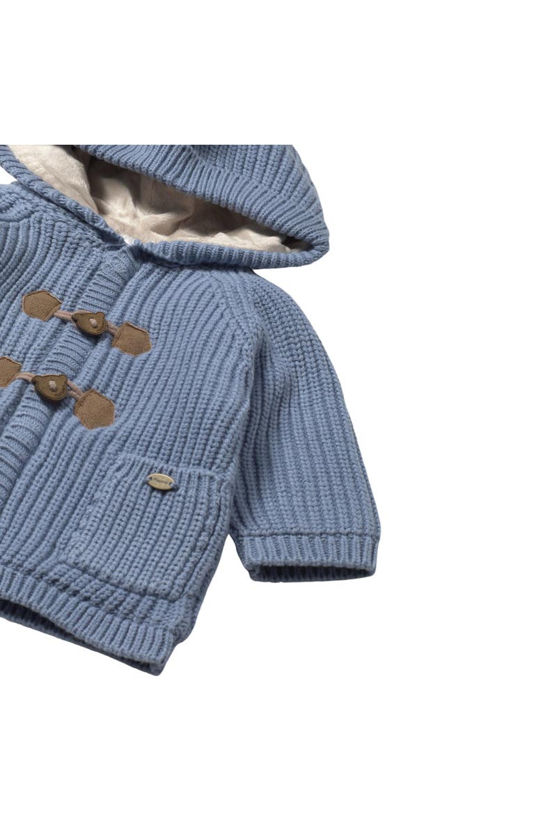 Mayoral Lined Knit Cardigan, Alternate, color, Blue