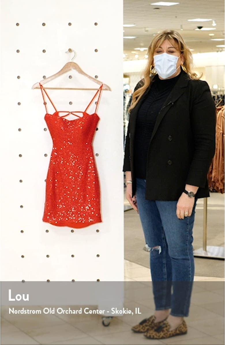 Sequin Sheath Dress, sales video thumbnail