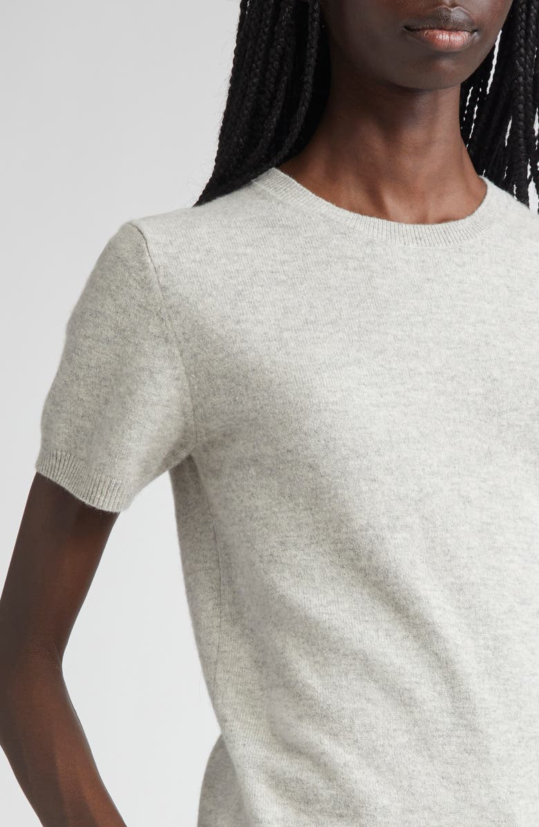 Short Sleeve Wool & Cashmere Sweater
