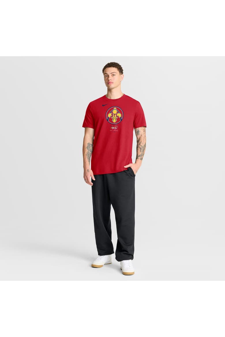 Men's Nike Red St. Louis Cardinals City Connect Wordmark T-Shirt, Alternate, color, Red