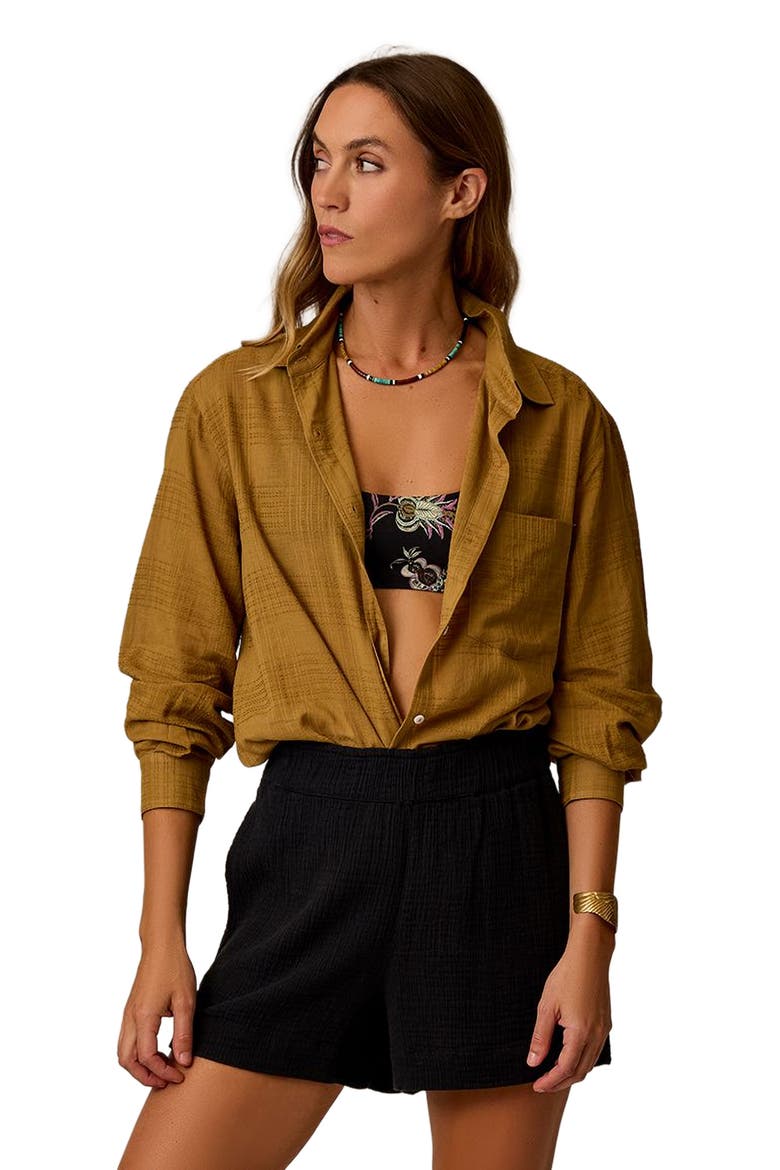 Taylor Textured Tunic, Main, color, Golden