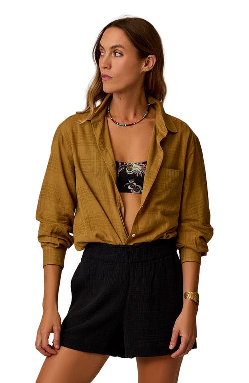 Carve Designs Taylor Textured Tunic in Golden at Nordstrom, Size X-Large