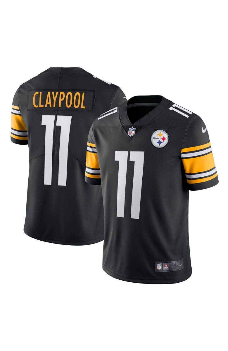Nike Men's Nike Chase Claypool Black Pittsburgh Steelers Vapor Limited Player Jersey, Main, color, 