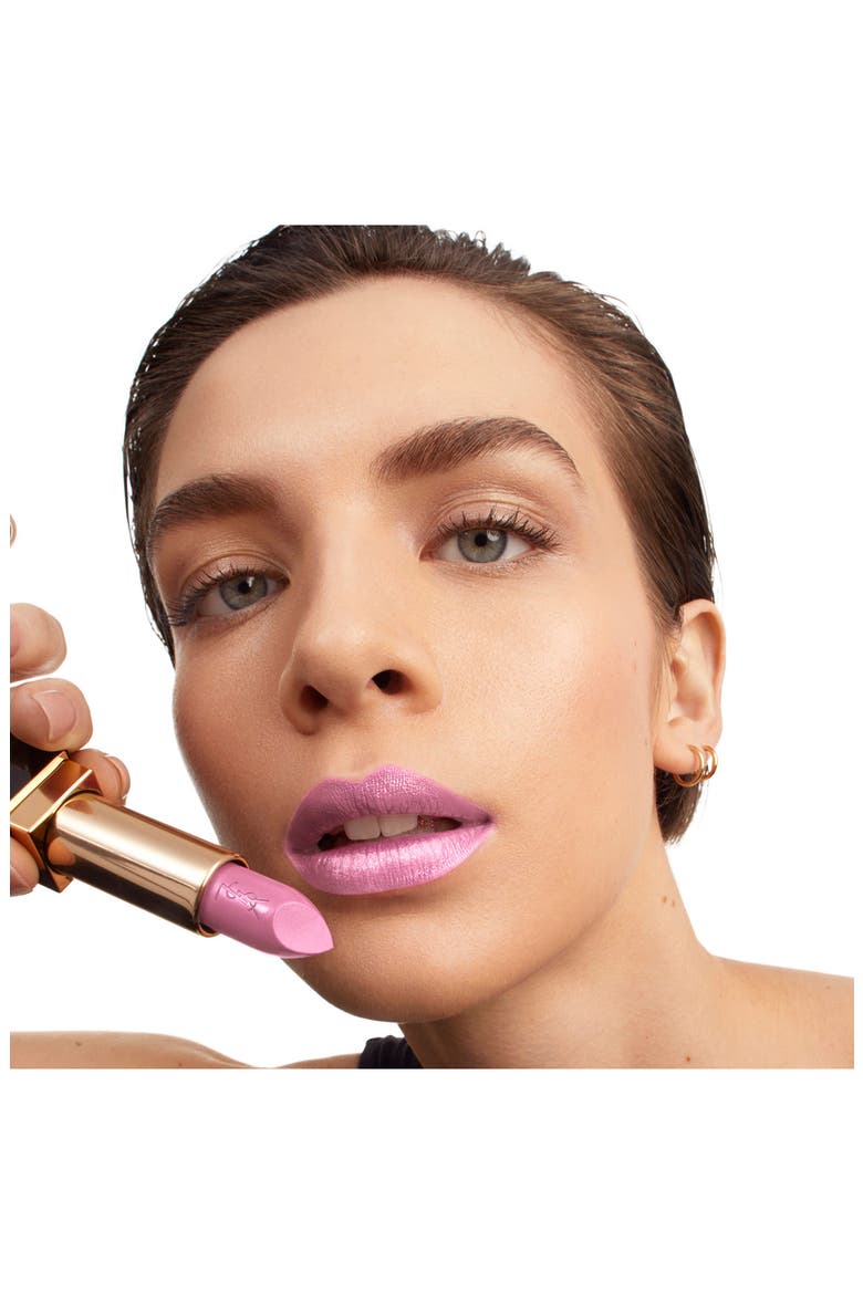Rouge Pur Couture Caring Satin Lipstick with Ceramides, Alternate, color, P22 ROSE CELEBRATION