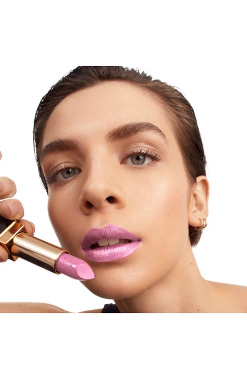 Saint Laurent Yves Rouge Pur Couture Caring Satin Lipstick With Ceramides In P22 Rose Celebration