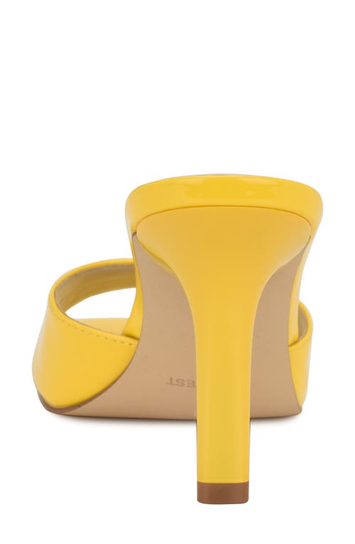 Nine West Disko High Heel Sandal In Yellow