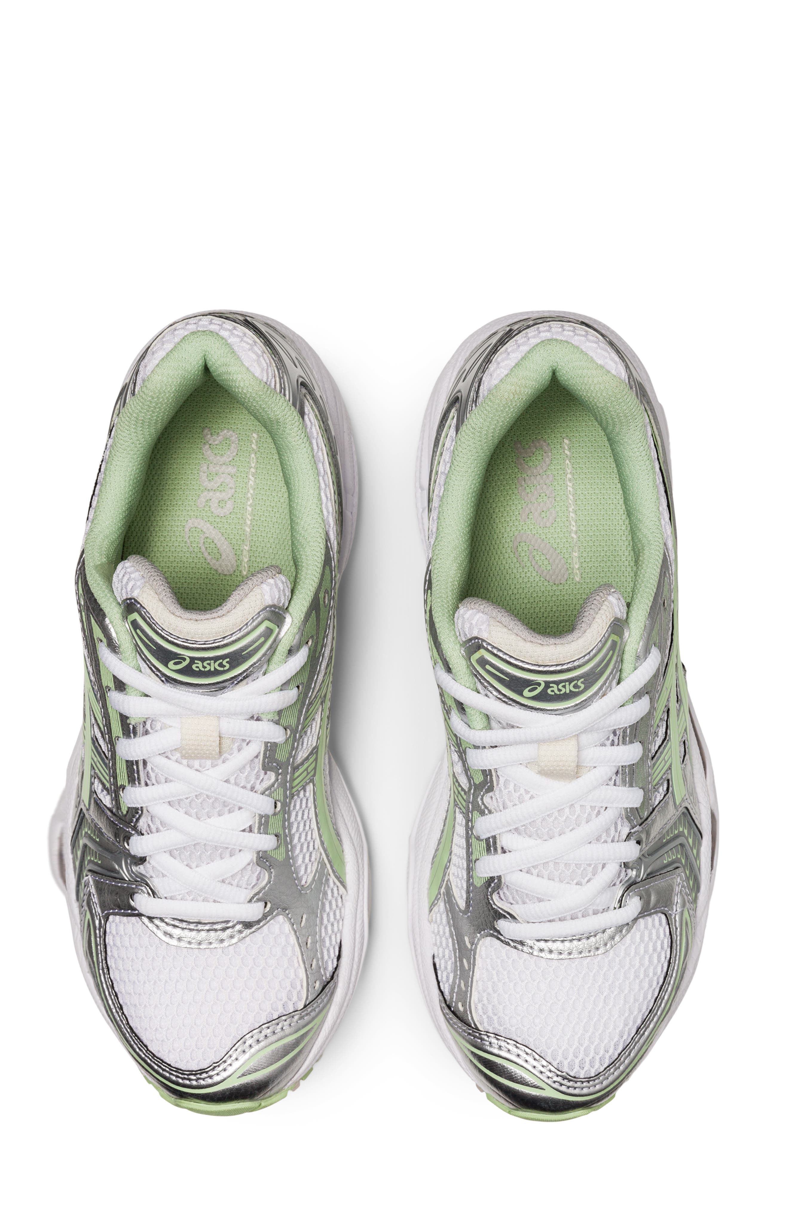 GEL-KAYANO® 14 Sneaker, Alternate, color, WHITE/ JADE
