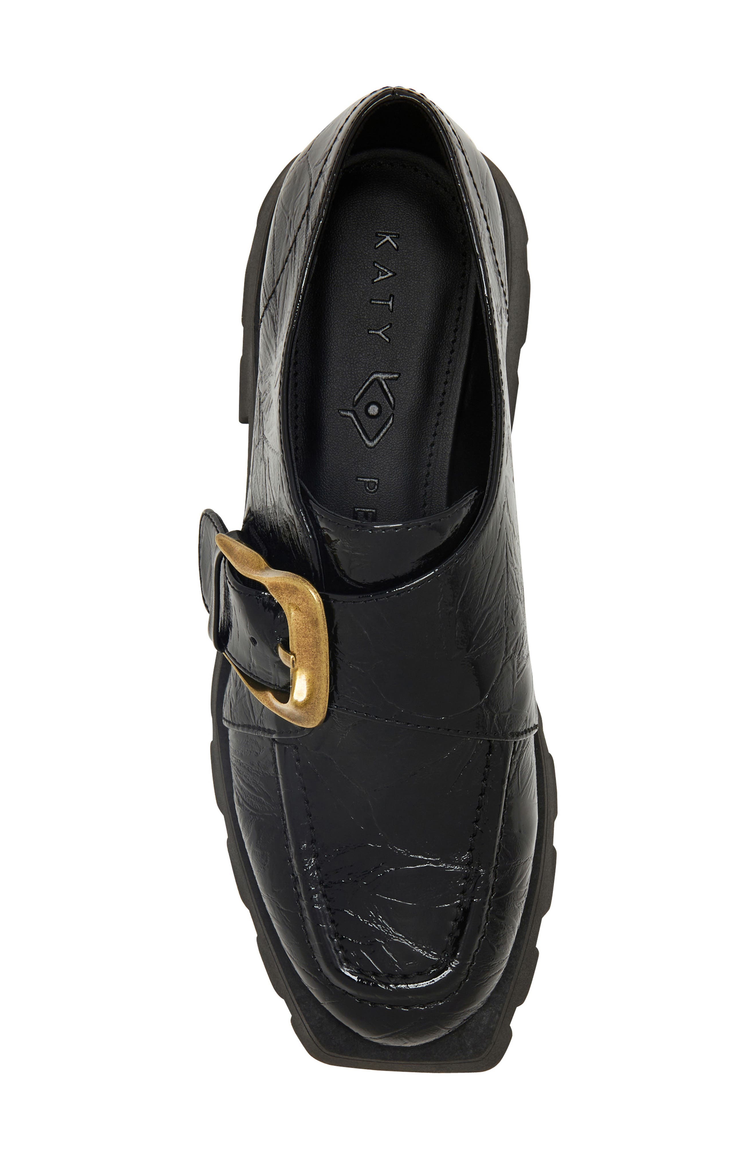 Daarling Buckle Loafer, Alternate, color, BLACK