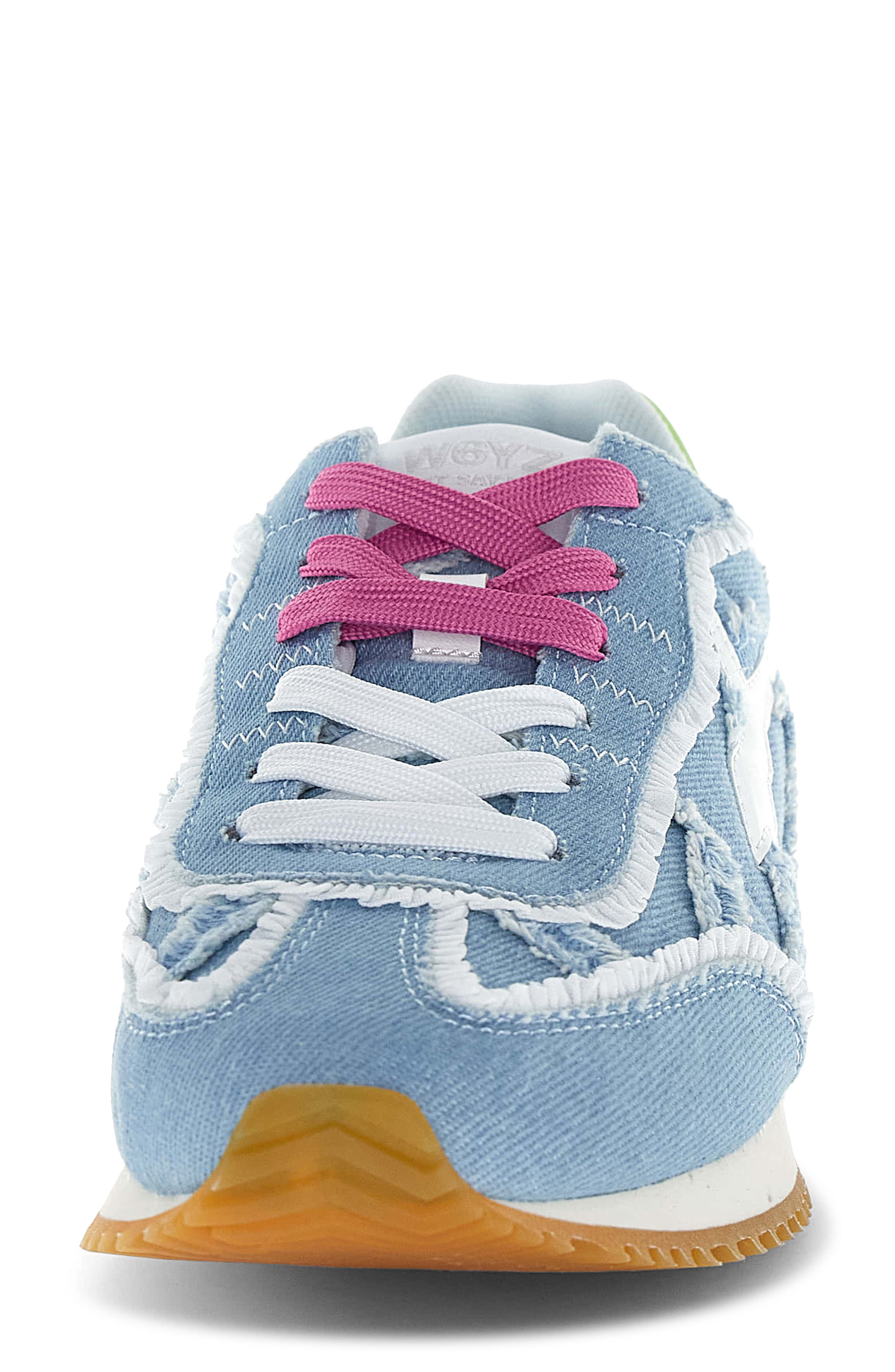 Samoa Sneaker, Alternate, color, JEANS WHITE