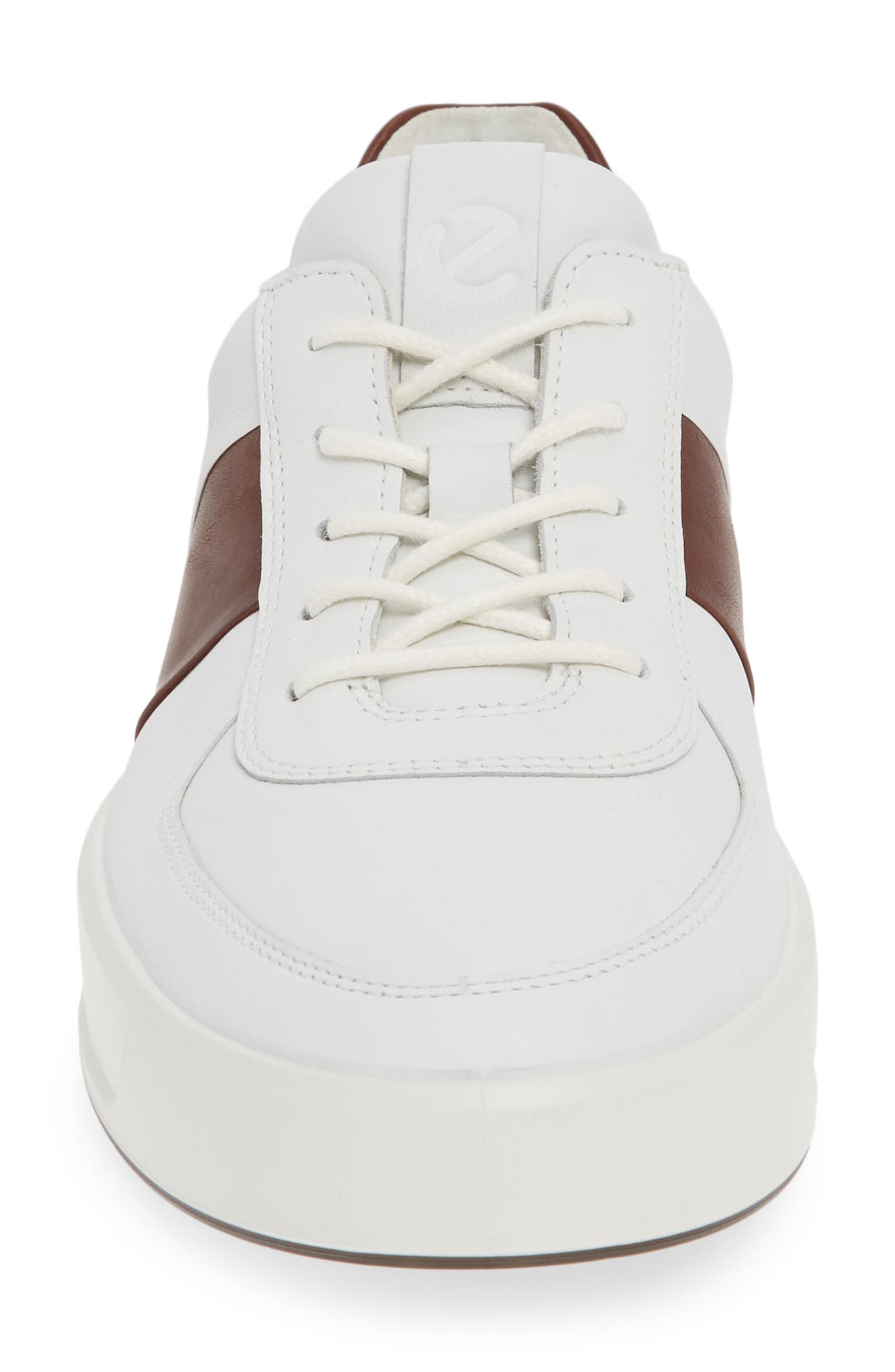 Soft 8 Sneaker, Alternate, color, WHITE/ RUST LEATHER
