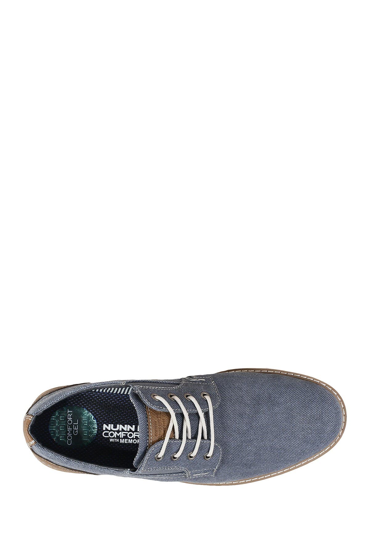 Barklay Canvas Derby - Wide Width Available, Alternate, color, BLUE DENIM